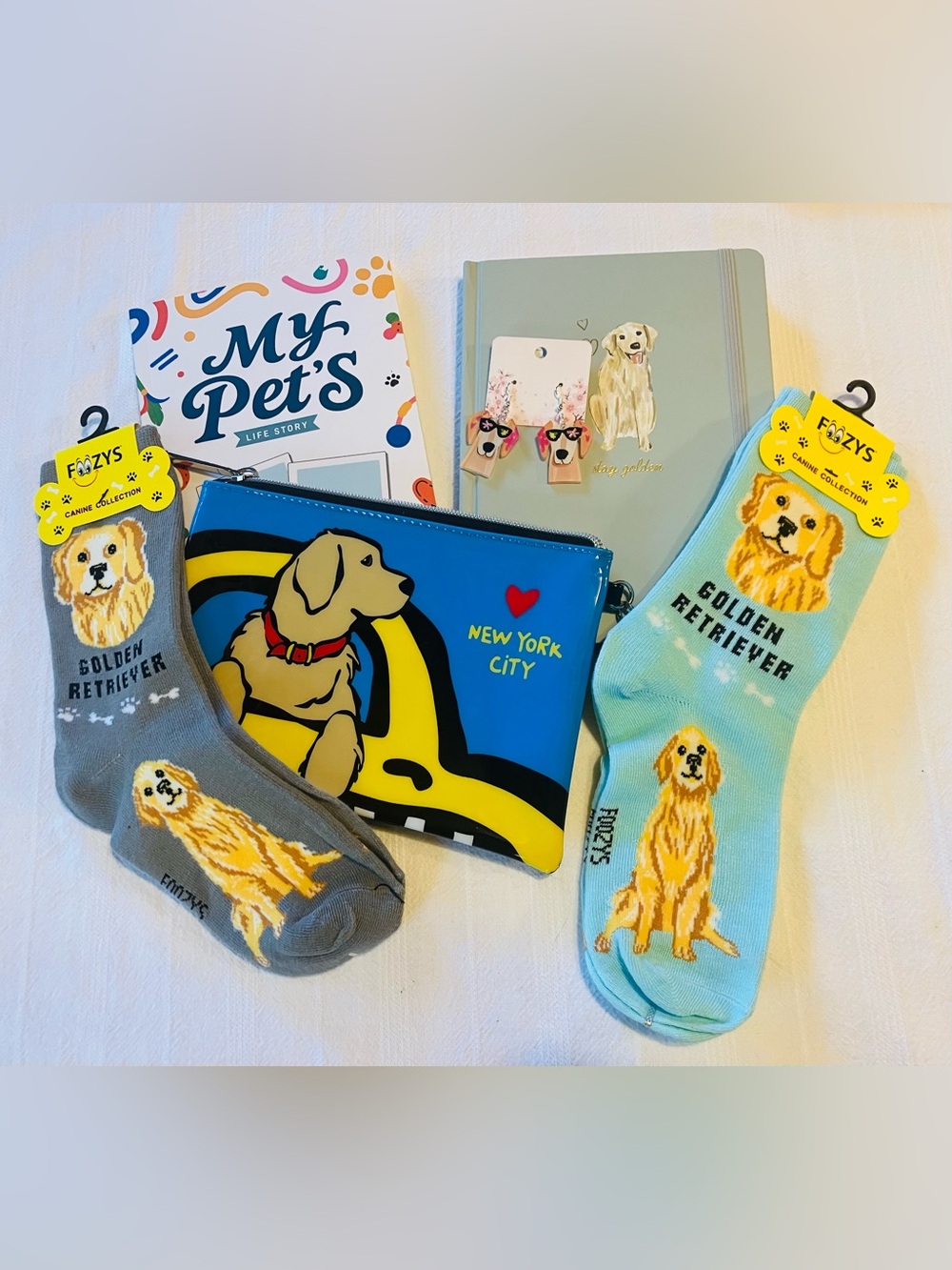 Marc Tetro Golden Retriever Gift Set Bundle